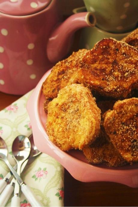 Angel Food Torrijas (Torrijas con un toque americano) Angel Food Torrijas (Torrijas con un toque americano)