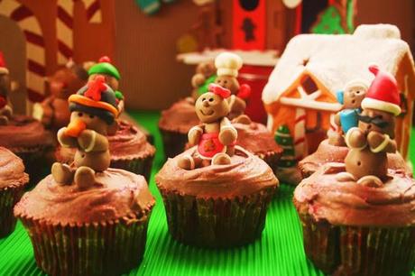 Gingerbread Men Cupcakes (Chocolate Orange Cupcakes)