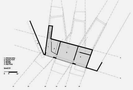 Plano de arquitectura de la planta inferior