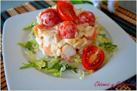 Ensalada de Patata con Salsa Mil Islas