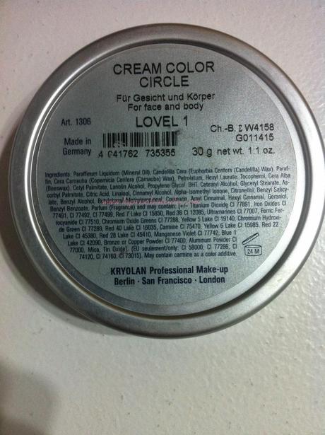 Rueda de correctores de Kryolan Rueda de correctores de Kryolan