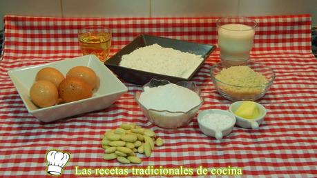 receta de bizcocho de almendras esponjoso