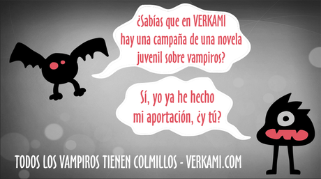 Campaña Crowdfunding: Todos los vampiros tienen colmillos, Yolanda Camacho. Campaña Crowdfunding: Todos los vampiros tienen colmillos, Yolanda Camacho.