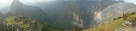 Arco iris en Machu Picchu