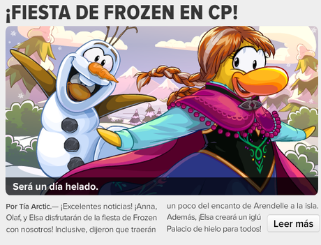 diario full e1407988807959 Fiesta de Frozen en Club Penguin: Diario Edición #460