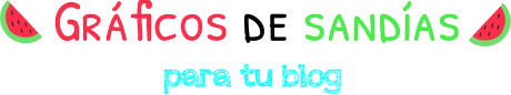 Gráficos de Sandías para tu Blog Gráficos de Sandías para tu Blog