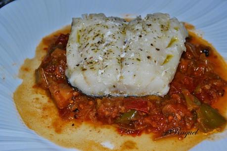 Bacalao con Samfaina Bacalao con Samfaina