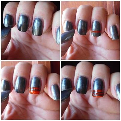 Manicura francesa de rayas manicura de rayas facil