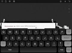 Actualidad Informática. Máquina de escribir para el Apple iPad. Rafael Barzanallana