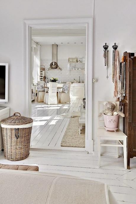 Romántico francés en un apartamento nórdico Romántico francés en un apartamento nórdico