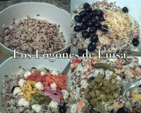 ENSALADA DE ARROZ CON ENCURTIDOS CASEROS ENSALADA DE ARROZ CON ENCURTIDOS CASEROS