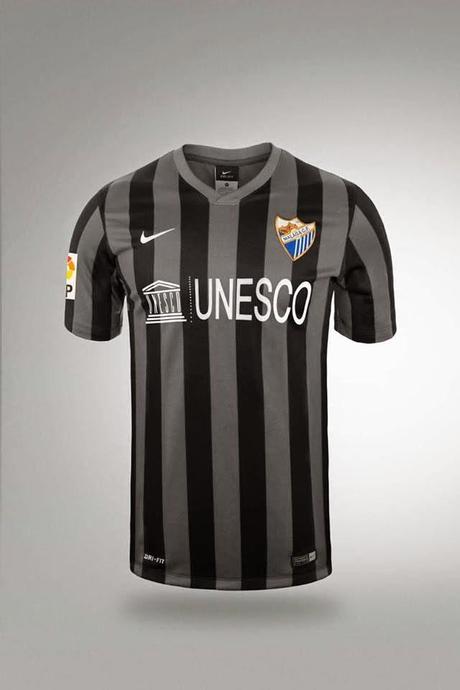 Segunda equipación del Málaga C.F. 2014 - 2015