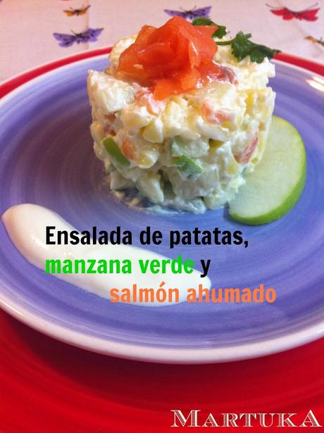Ensalada De Patatas Con Manzana Verde Y Salmón Ensalada De Patatas Con Manzana Verde Y Salmón