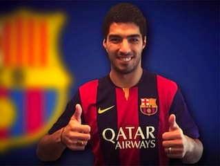 Luis Suárez Luis Suárez debut Barcelona FC