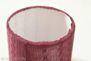 Cómo forrar una lámpara con medias y leggins Cómo forrar una lámpara con medias y leggins