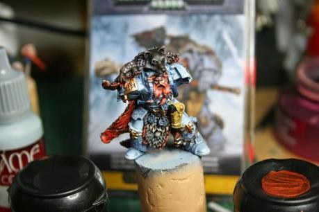 Pintado de los colmillos de Njal Stormcaller terminados Pintado de los colmillos de Njal Stormcaller terminados