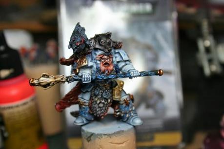 Pintura de Njal Stormcaller terminada Pintura de Njal Stormcaller terminada