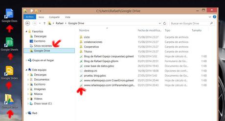 sincronizacion de google drive en windows 8.1