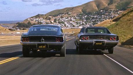 Coches de cine: Ford Mustang y Dodge Charger en Bullitt