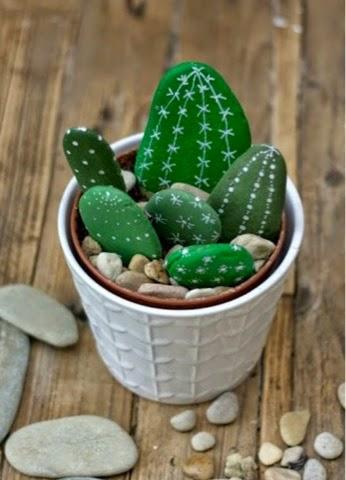 DIY. Cactus con piedras DIY. Cactus con piedras