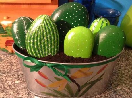DIY. Cactus con piedras DIY. Cactus con piedras
