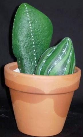 DIY. Cactus con piedras DIY. Cactus con piedras