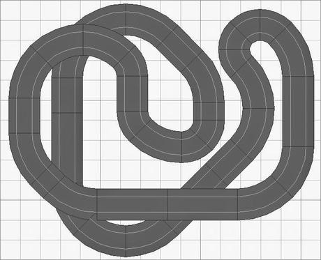 Nº 1303. Pequeño scalextric de 8m de cuerda en 1,50 x 1,30 Nº 1303. Pequeño scalextric de 8m de cuerda en 1,50 x 1,30