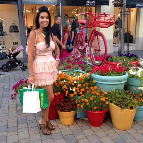 Vestido inspiración francés en el evento de Las Rozas Village