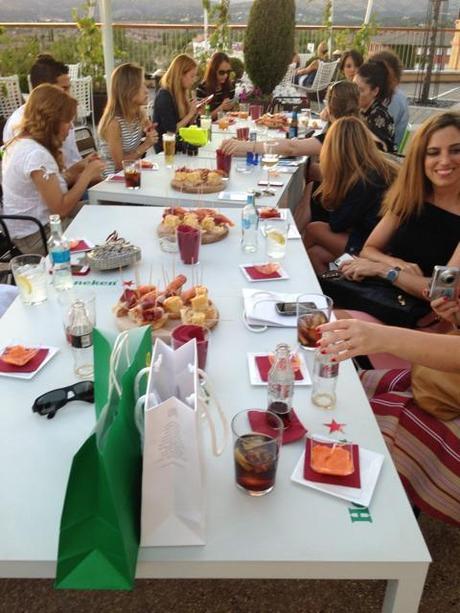 Vestido inspiración francés en el evento de Las Rozas Village