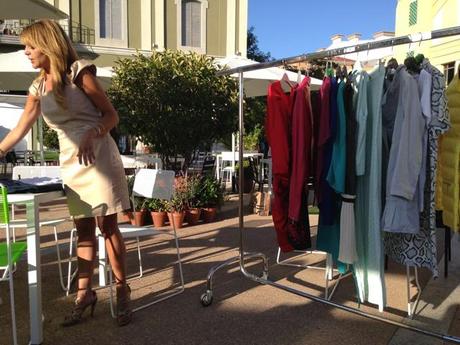 Vestido inspiración francés en el evento de Las Rozas Village