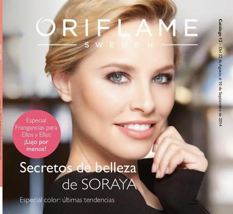 SORAYA ARNELAS MUSA DE ORIFLAME EN EL CATÁLOGO 12