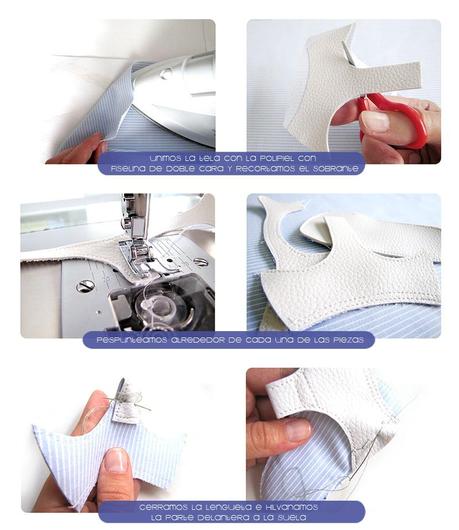 Cómo hacer unas sandalias de bebé Modelo Blanco sandalia bebe blanca DIY 1 Cómo hacer unas sandalias de bebé Modelo Blanco