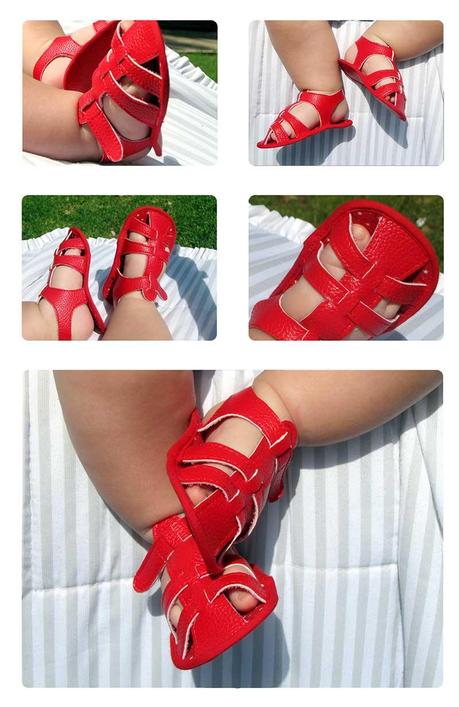 Cómo hacer unas sandalias de bebé DIY sandalias bebe DIY 1 Cómo hacer unas sandalias de bebé DIY