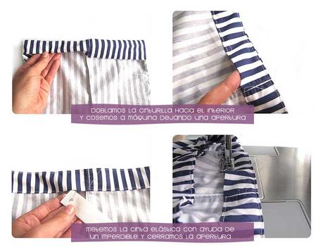 Conjunto Marinero Bermuda y camiseta con aplicación #DIY conjunto marinero bebe 4 Conjunto Marinero Bermuda y camiseta con aplicación #DIY