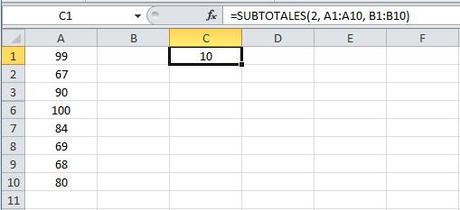 la funcion subtotales en excel 06 Como Utilizar La Función SUBTOTALES en Excel