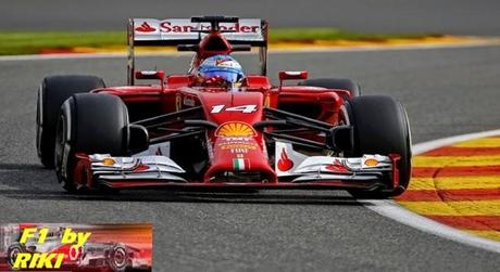 ALONSO CONSCIENTE DE QUE EN SECO NO HUBIERA SIDO CUARTO EN LA CLASIFICACION DEL GP DE BELGICA 2014