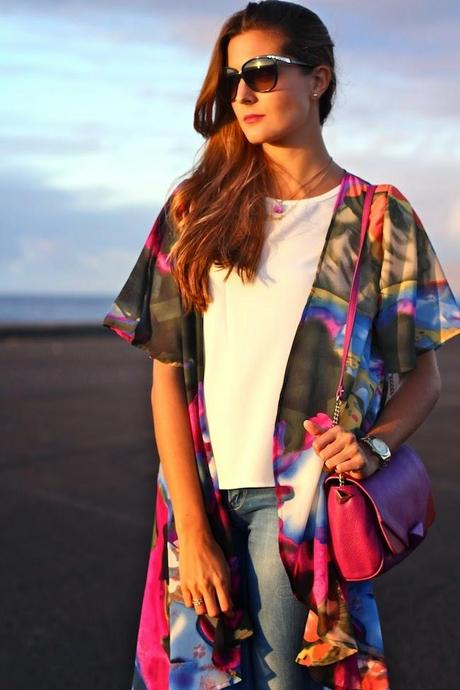 Printed Kimono