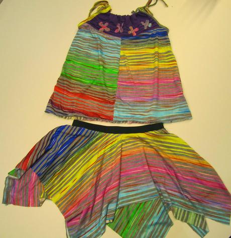 Conjunto falda y camiseta Niña Conjunto falda etoile y camiseta summersuite