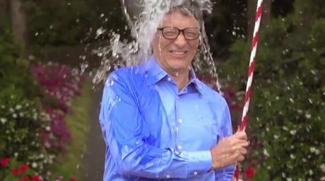 bill gates, cubo agua, reto, agua helada, ice bucket, el zorro con gafas