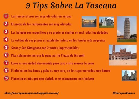 9 Tips sobre la Toscana