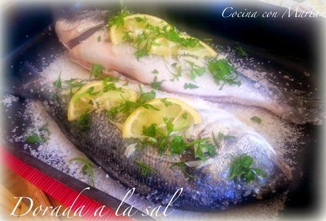 Dorada a la sal. Receta casera, fácil, rápida. Dorada a la sal. Receta casera, fácil, rápida.
