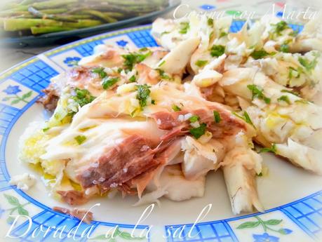 Dorada a la sal. Receta casera, fácil, rápida. Dorada a la sal. Receta casera, fácil, rápida.