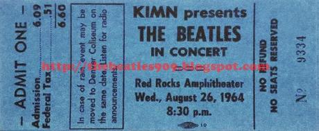 50 AÑOS: 26 de Agosto de 1964 - Red Rocks Amphitheatre - Denver