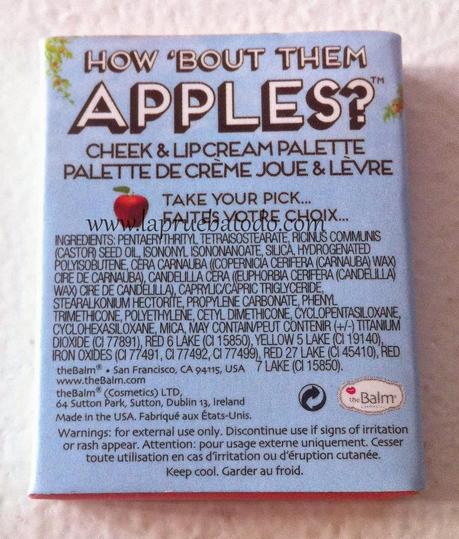 How `bout them apples? de The balm