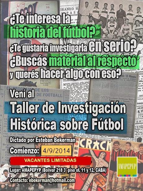 Taller de Investigación Histórica sobre Fútbol