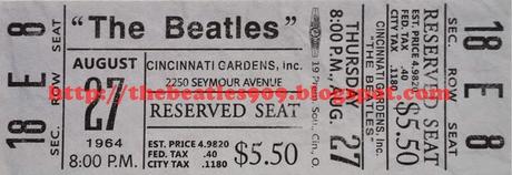 50 años: 27 de agosto de 1964 - Cincinnati Gardens - Cincinnati (VIDEO) 50 años: 27 de agosto de 1964 - Cincinnati Gardens - Cincinnati (VIDEO)