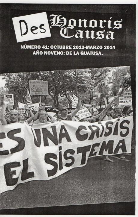 Deshonoris Causa, Nº 41: Un poema de David Robinson: Deshonoris Causa, Nº 41: Un poema de David Robinson: