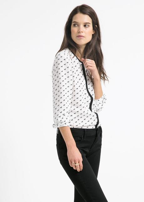 Tendencias en moda para la temporada Otoño-Invierno 2014-2015 Blusa estampada vivos