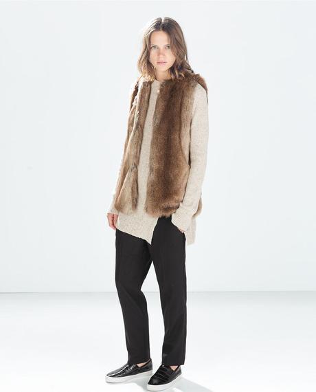 Tendencias en moda para la temporada Otoño-Invierno 2014-2015 CHALECO PELO