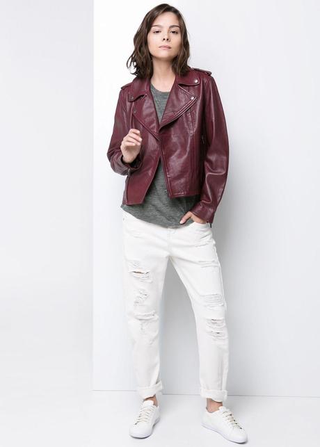 Tendencias en moda para la temporada Otoño-Invierno 2014-2015 Cazadora biker piel